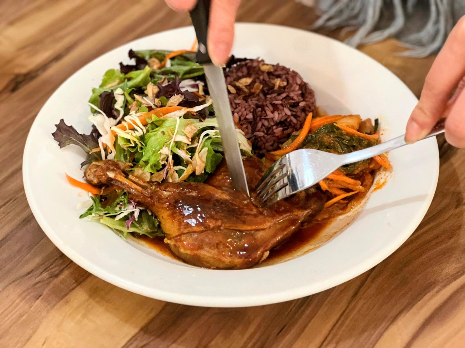 Duck Rice Bowl Miss Anam Rice Paper Roll